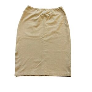 Nine West Pencil Skirt Career Business Stretch Office Work Beige Small S